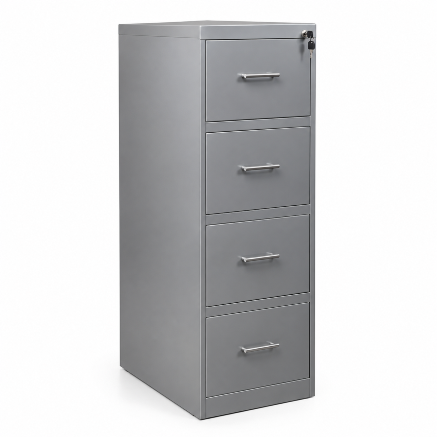 Metal 4-Drawer Filing Cabinet