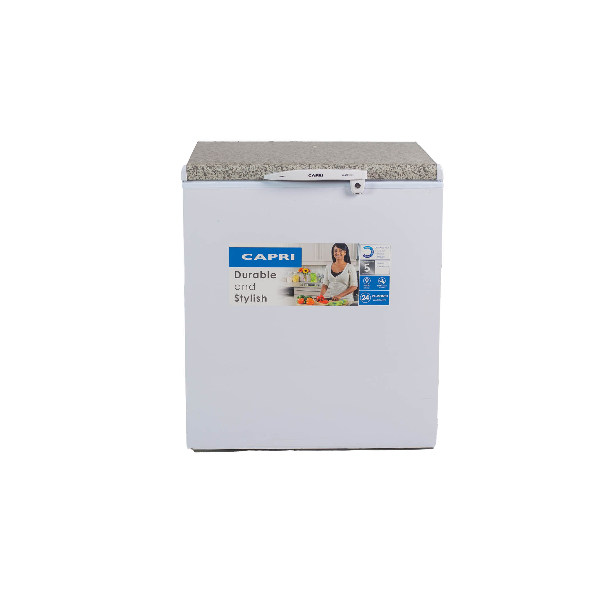 Capri C210 Chest Freezer - White